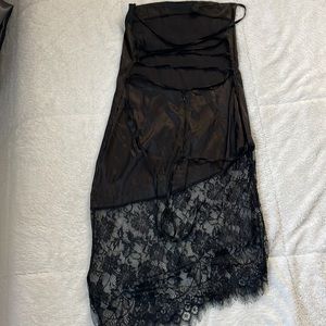 Black Backless Dress Size M